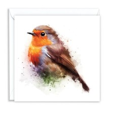 BRITISH ROBIN WATERCOLOUR