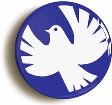 PEACE DOVE BADGE BUTTON PIN