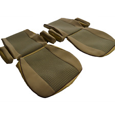 Volkswagen VW Transporter T25 Van Campervan Tailored FABRIC Beige Seat Covers