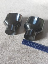 Exhaust Trim (Pro grade) Dark Chrome, 6" Gape