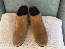 Gabor Trudy Tan Suede Ankle Boots Hovercraft Women’s Size 5.5