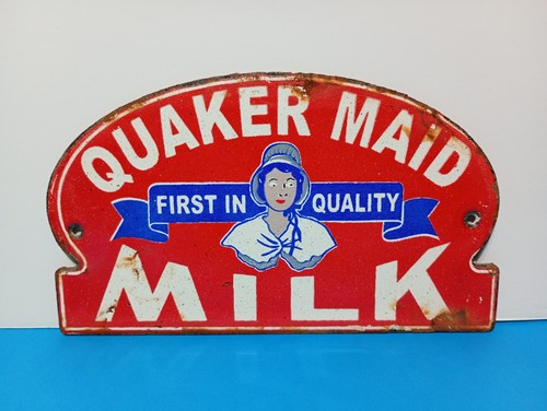 Vintage quaker maid milk - maid,