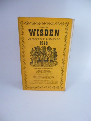 1948 wisden original wrappers - original,