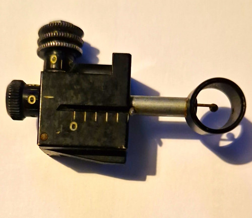 Adjustable aperture peep sight - aperture,