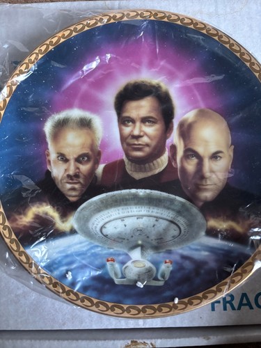 Star trek generations plate - star,