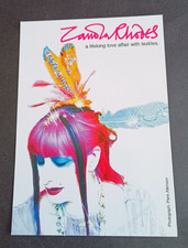 Zandra Rhodes  Advertising Card
