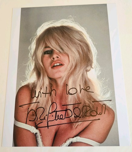Brigitte bardot autographed - brigitte,