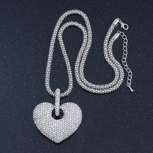Rhodium plated swarovski - rhodium,