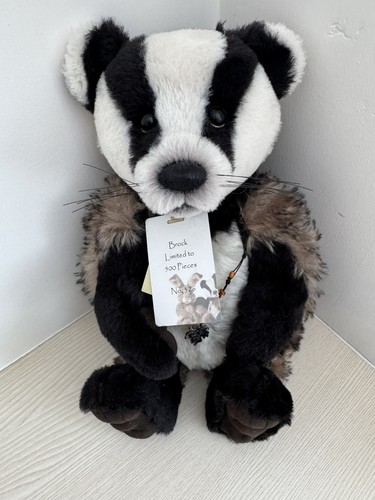 Charlie bear brock badger - badger, ~