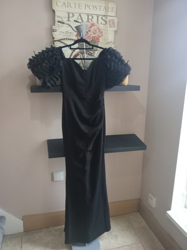 Goddiva puffed sleeve dress - 3d,