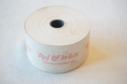 Red white roll - &, bus