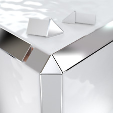 Vroma Triangle Tile Trim Bright/Brushed Silver/Copper Corner Piece