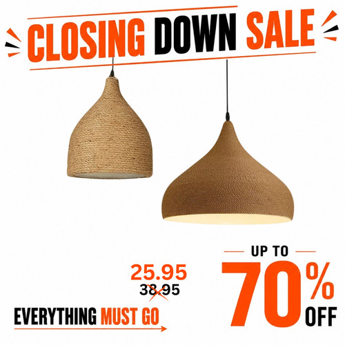 Nordic rattan pendant light - rattan,