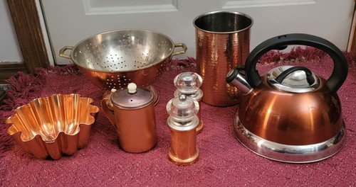 Vintage copper assortment - assortment, of