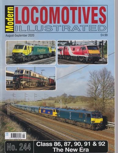 Modern locomotives illustrated - modern,