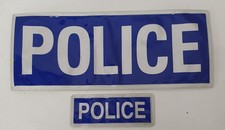 Ex Police Patches Obsolete Fancy Dress / Costume / Film  (Stil27)