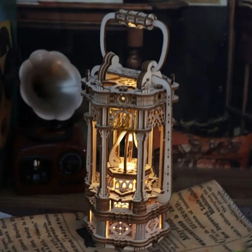 Xmas vintage led light lantern - light,