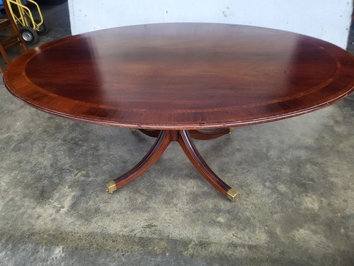 Antique repro large oval tilt