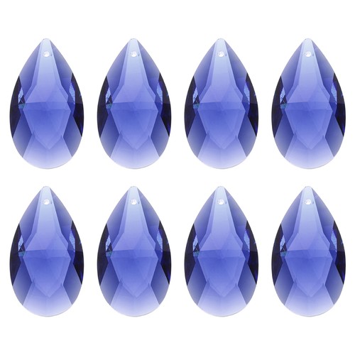 8pcs teardrop crystal - crystal, drop