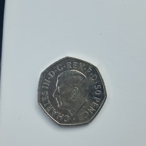 2022 50p coin king charles - uk,
