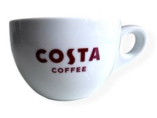 Costa Coffee Large Ceramic Mug White 2023 Edition Cappuccino Latte Cup White ☕️