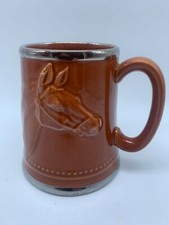 Sylvac England Horse Mug Brown