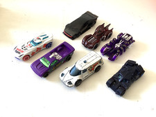 Hot Wheels Batman/Batmobile, Joker, Harley Quinn, Knight Rider Kitt Diecast Cars