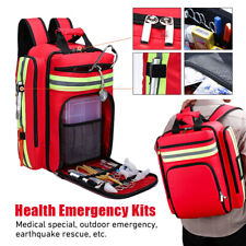 First Aid Medical Kit Emergency Rescue Backpack Storage Large Capacity Outdoor
