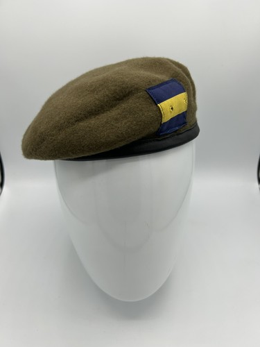 British army khaki wool beret - khaki,