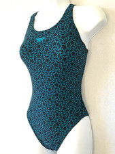 Girls navy turquoise speedo - navy, &