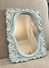 Distressed Baby Blue Wall