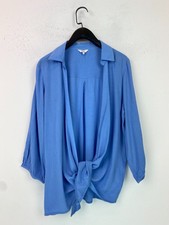 Cotton Traders Blue Tie Front