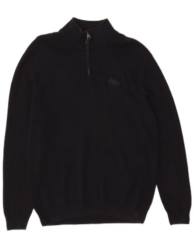 Superdry mens zip neck - zip, jumper