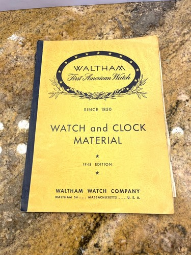 1948 waltham watch and clock
