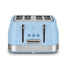 Swan Toaster Blue 4 Slice