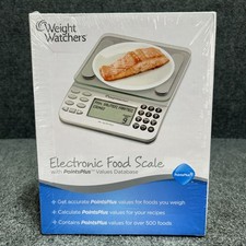 Weight Watchers Electronic Food Scale w/ Points Plus Values Database Sealed NEW