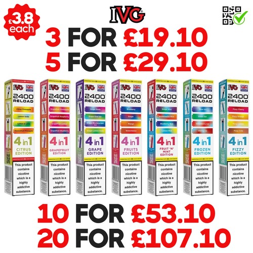 Ivg 2400 reload refill - 4-in-1,