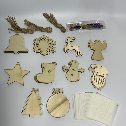 Wooden unfinished christmas - unfinished,,