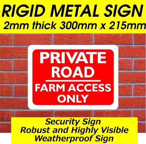 Private road farm access - private,