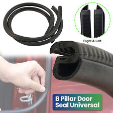 2X Car Door Edge Weatherstrip Soundproof Rubber Seal Strip B Pillar Sealing UK