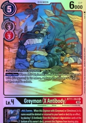 Greymon bt11 064 - greymon, (x