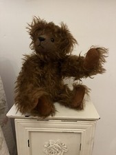 Kirsteen Collectors Handmade Bear ‘josie Jump’ Shaggy Full Moveable Joints