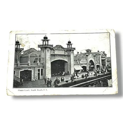 Postcard happy land south - postcard,