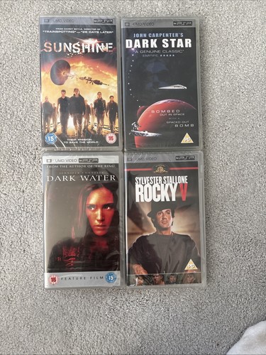 Sealed umd psp movies - x4,