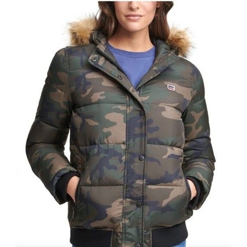 Levi camo coat puffer - levi's,