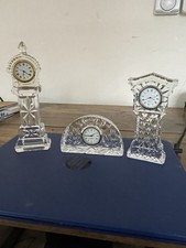 Crystal Miniature Clocks X3