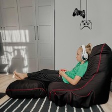 Gaming Beanbag Chair - rugame Water Resistant Kids and Teen Gamer Bean bag