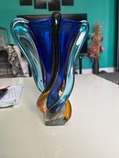 Vintage Murano Blue, yellow &