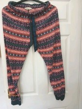 Primark Love to Lounge Pyjama Bottoms - Size 12/14. Fairisle, Christmas pattern.