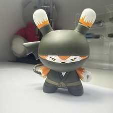 Dunny Kidrobot - Series 2010 - Ninja Tiger by Huck Gee - 3'' Designer Toy